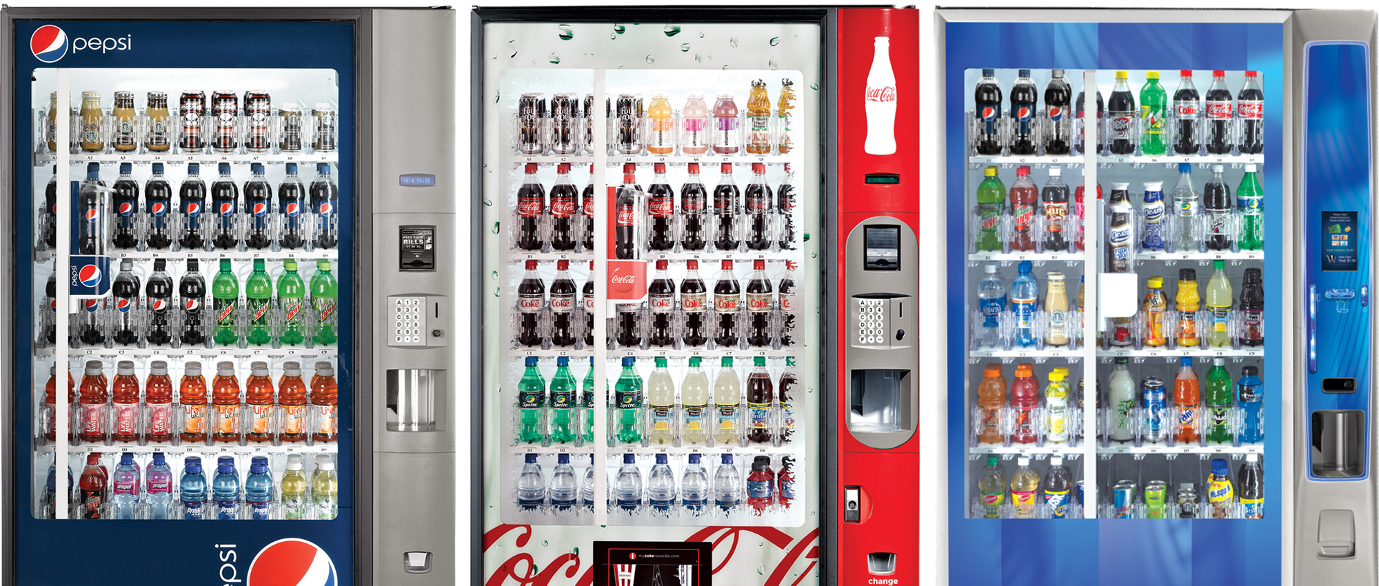 Nashville and Bowling Green beverage vending machines